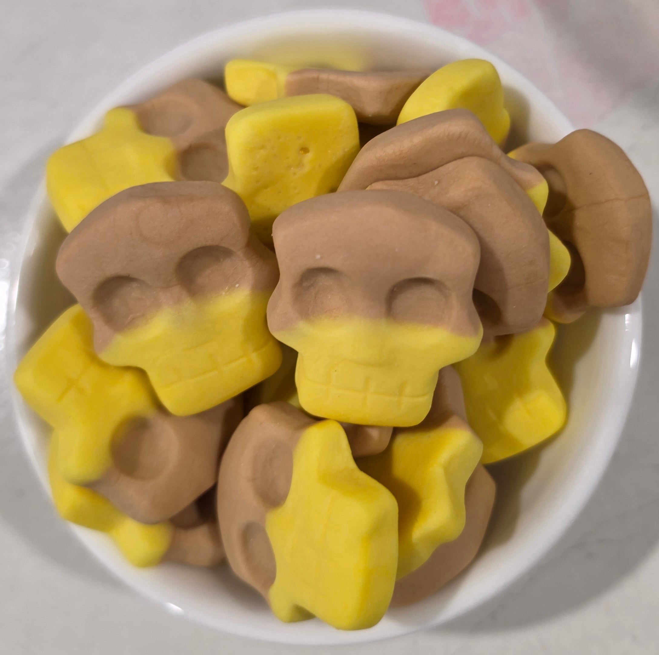 Banana Toffee Skulls (Gluten Free, Vegan)